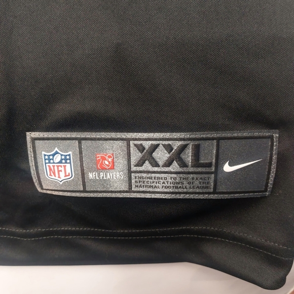 Nike Las Vegas Raiders Jersey Mens Size XXL Field Black Silver Derek Carr #4 - Picture 5 of 9